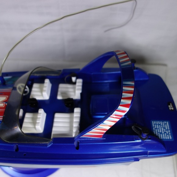 Nikko Zephyr Blue Radio Control RC Boat 27 MHz #300073 WORKING - Picture 10 of 16